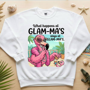 Sassy Glam - Ma Flamingo T-Shirt - Funny Grandmother Humor Gift Tee - FlamingoAholic