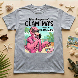 Sassy Glam - Ma Flamingo T-Shirt - Funny Grandmother Humor Gift Tee - FlamingoAholic