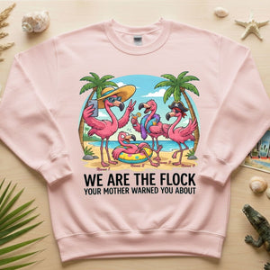 Sassy Personalized Flamingo Group T-Shirt - Matching Girls Trip & Family Vacation Tee - FlamingoAholic