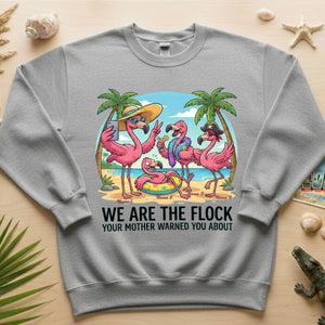 Sassy Personalized Flamingo Group T-Shirt - Matching Girls Trip & Family Vacation Tee - FlamingoAholic