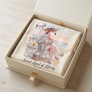 Sweet Land of Liberty Flamingo July 4th Shirt - FlamingoAholic