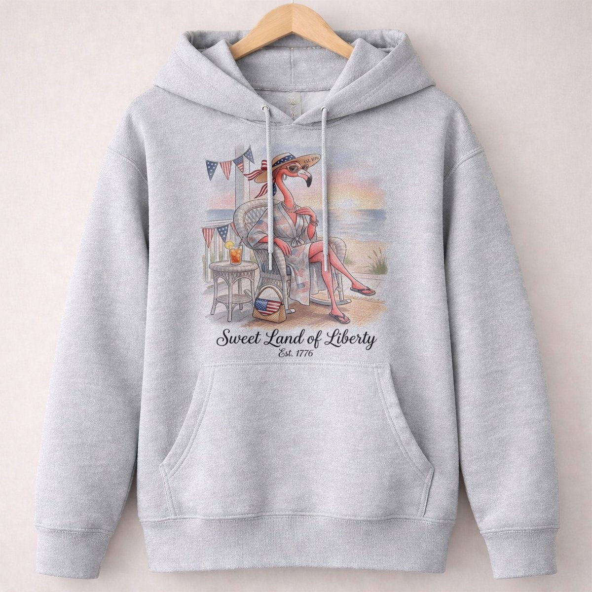 Sweet Land of Liberty Flamingo July 4th Shirt - FlamingoAholic