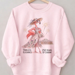 Timeless Elegance 250 Years of Charm Flamingo Shirt - FlamingoAholic