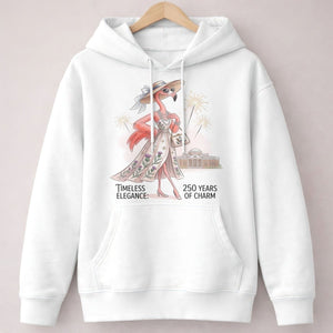 Timeless Elegance 250 Years of Charm Flamingo Shirt - FlamingoAholic