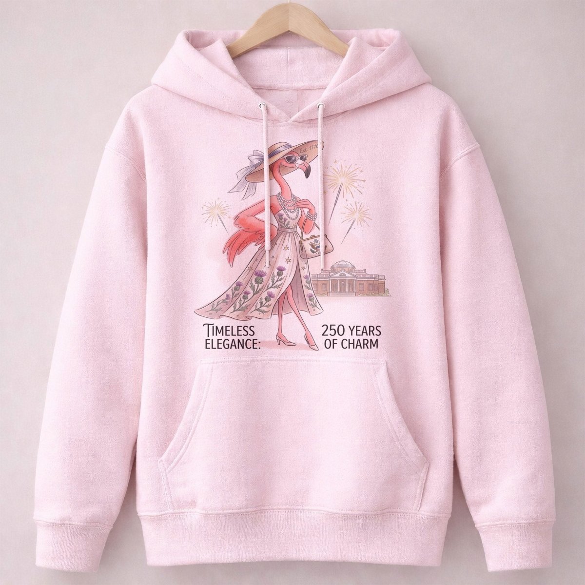 Timeless Elegance 250 Years of Charm Flamingo Shirt - FlamingoAholic