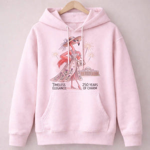 Timeless Elegance 250 Years of Charm Flamingo Shirt - FlamingoAholic