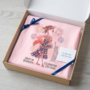 Unity in Diversity Celebrating 250 Years Flamingo July 4th Shirt - FlamingoAholic