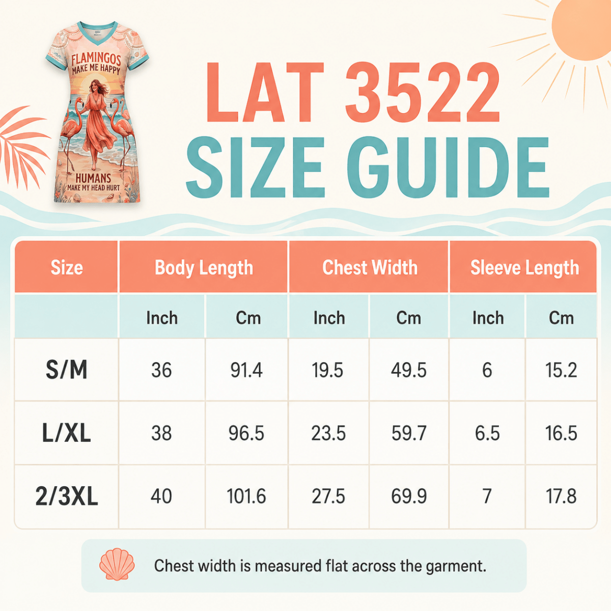 Women's Flamingo V-Neck Dress, Tropical Beach Fine Jersey Dress, Funny Flamingo Casual Cotton Dress, Summer Vacation Dress for Women - FlamingoAholic